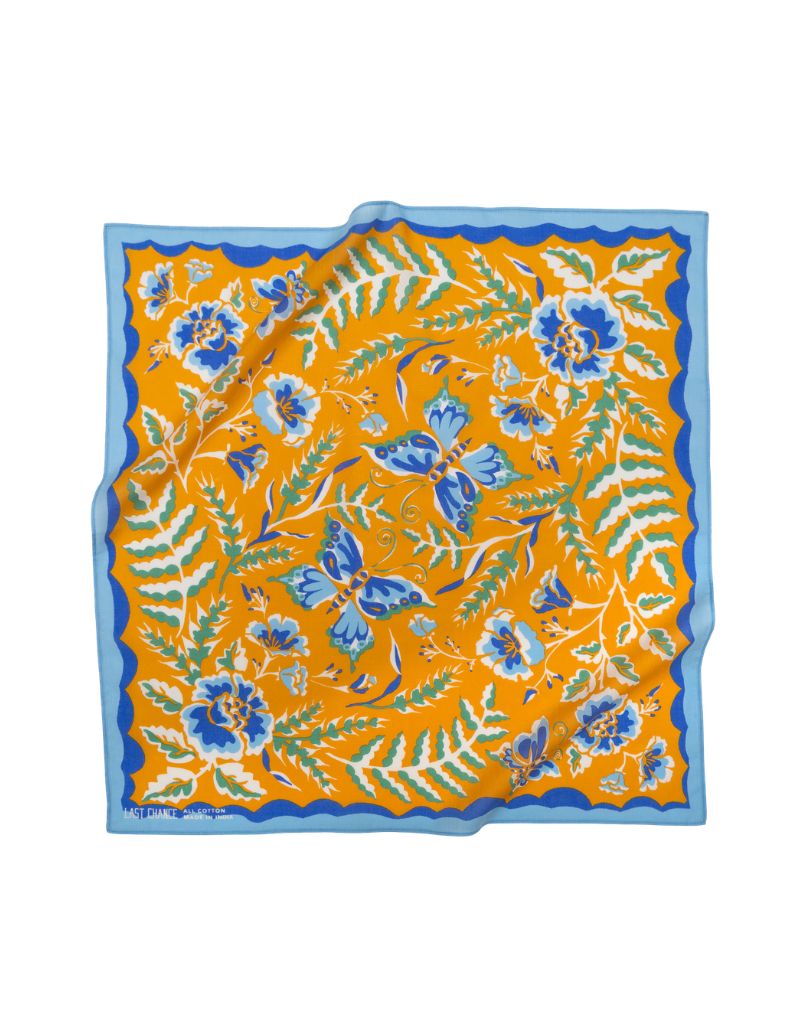 Last Chance Textiles Cotton Wildwood Bandana Marigold