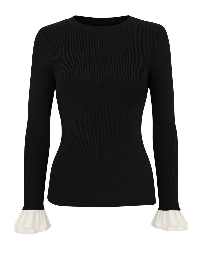 Le Superbe Extra Crew A La Carte Sweater Black