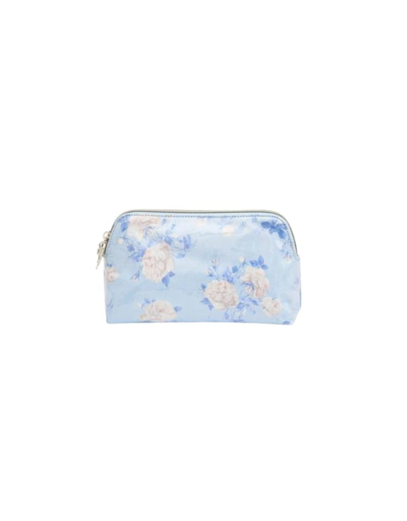 LoveShackFancy Small Travel Pouch Whisper Blue
