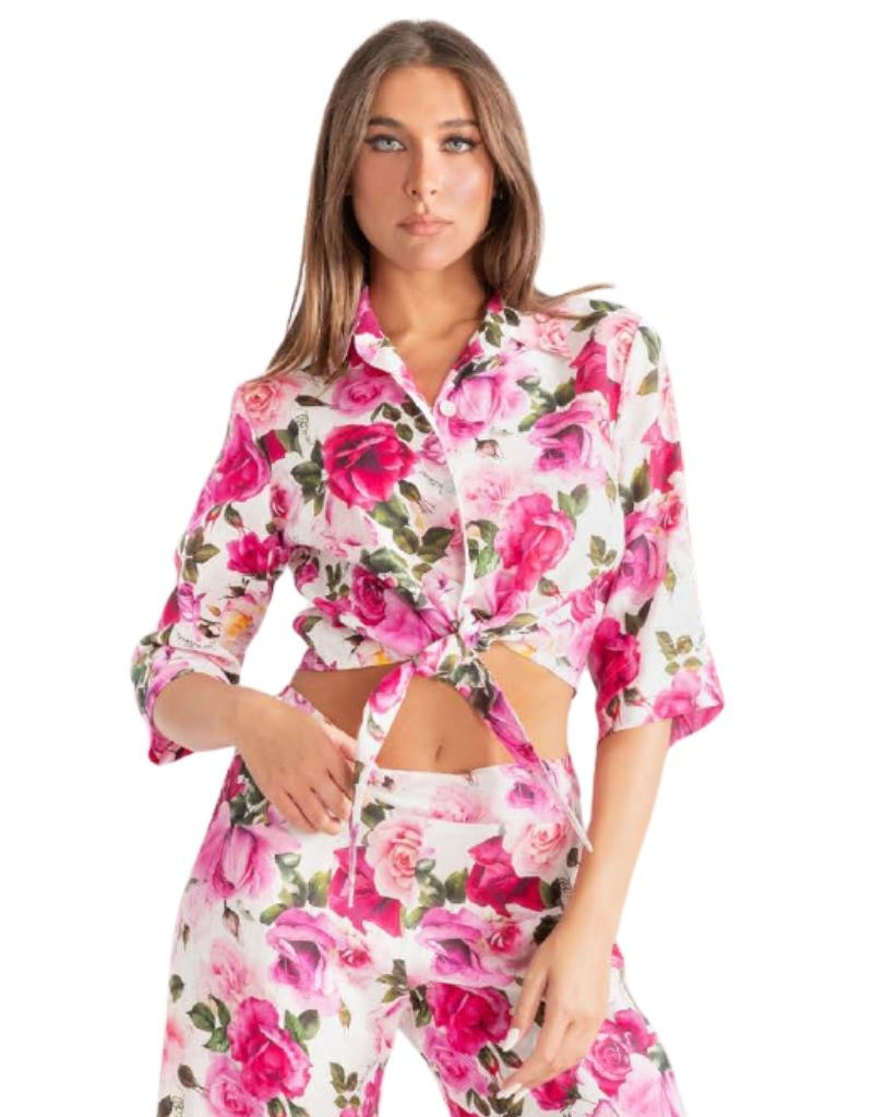 Luisa Positano Top Tania Roses