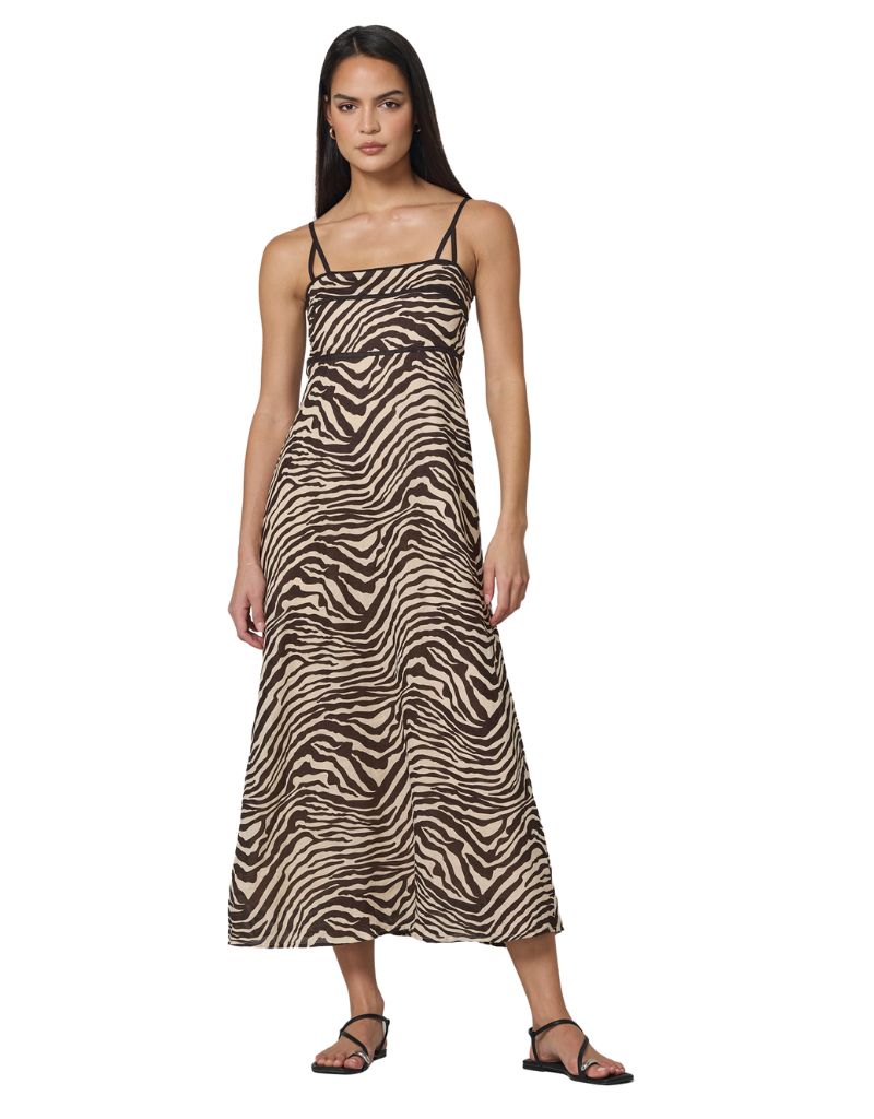 Lusana Candice Dress Zebra