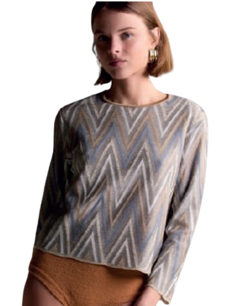 Maria Pavan SSG4793 Sweater Jacquard Ray