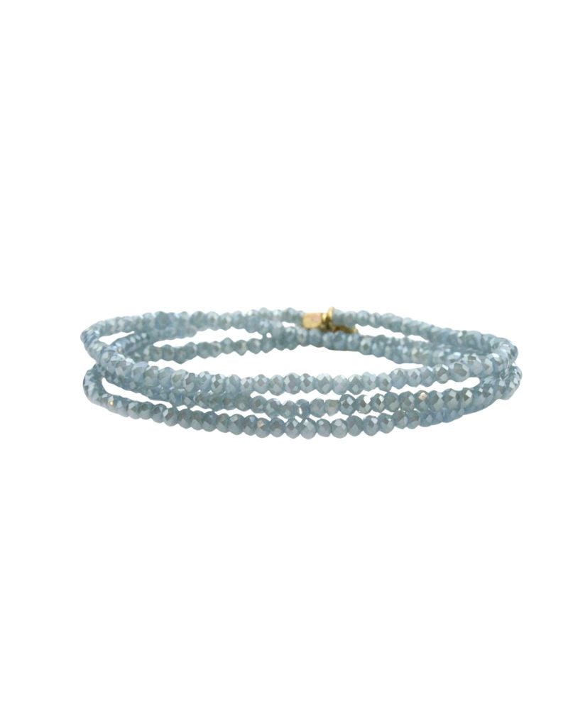 Marlyn Schiff 9686B Ice Mini Beaded Stretch Bracelet