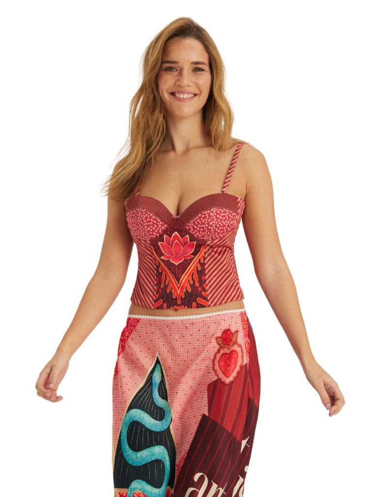 Me369 Emery Corset Red Aura