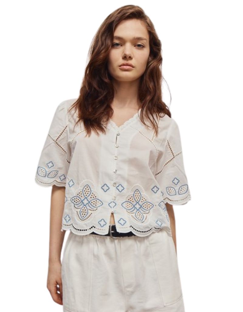Melissa Nepton Ariana Blouse Off White