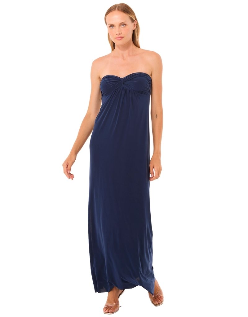 Misa Karine Dress Navy