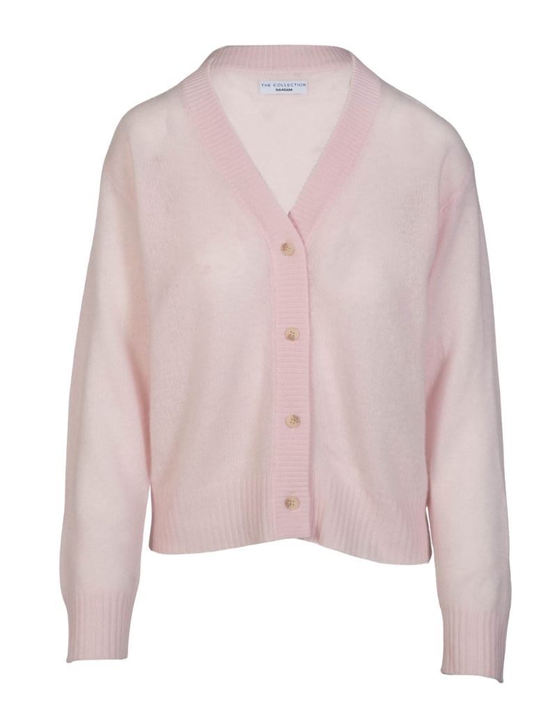 Naadam Cloud Cashmere Cardigan Light Pink