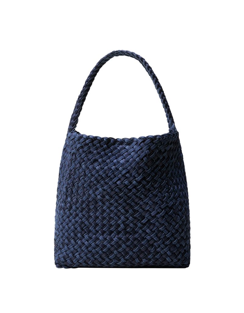 Naghedi Nomad Medium Hobo Double Weave Indigo