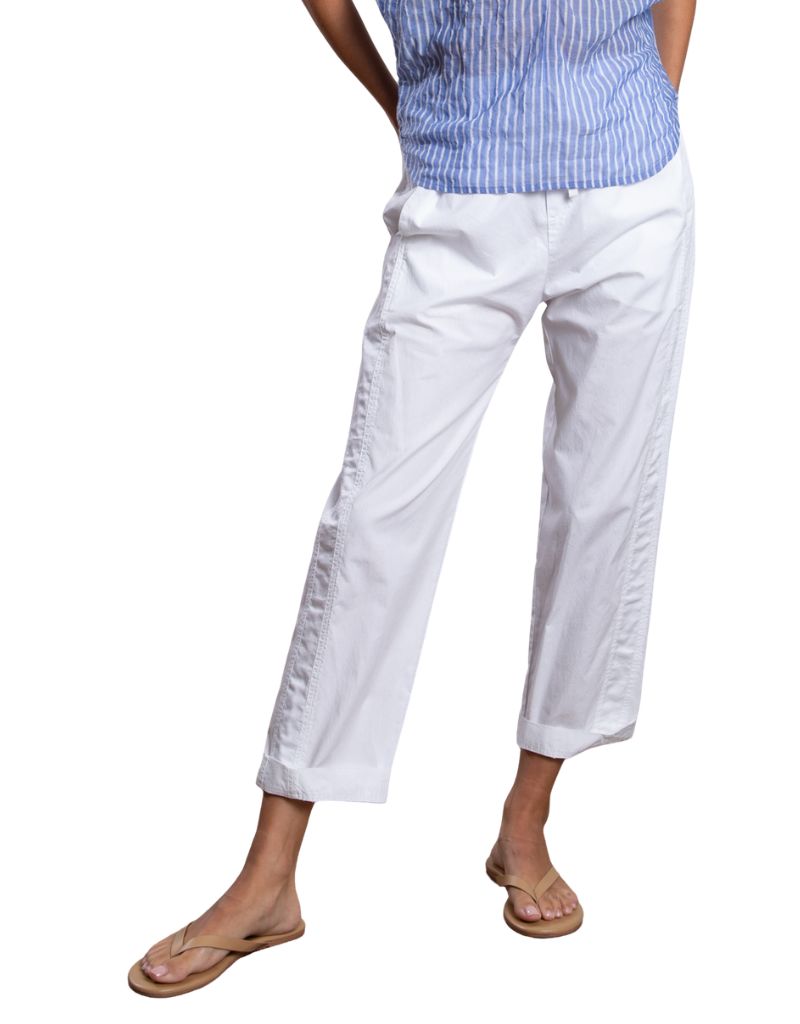 Pharaoh Andy Pant in Paperweight Cotton White