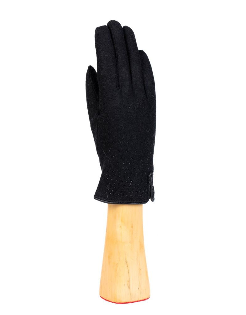 Santacana OST-LKF-38 Wool Knit Glove Negro