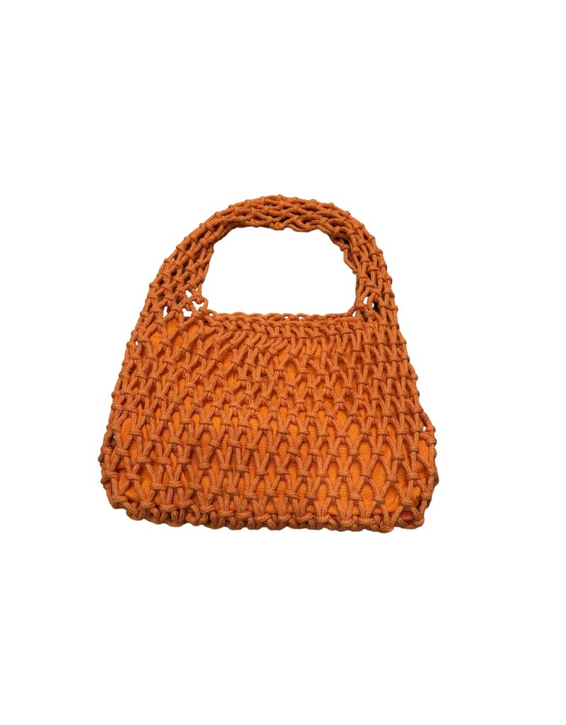 Shihreen 25S-0609 Cotton Woven Rope Mini with Magnet Closure Orange
