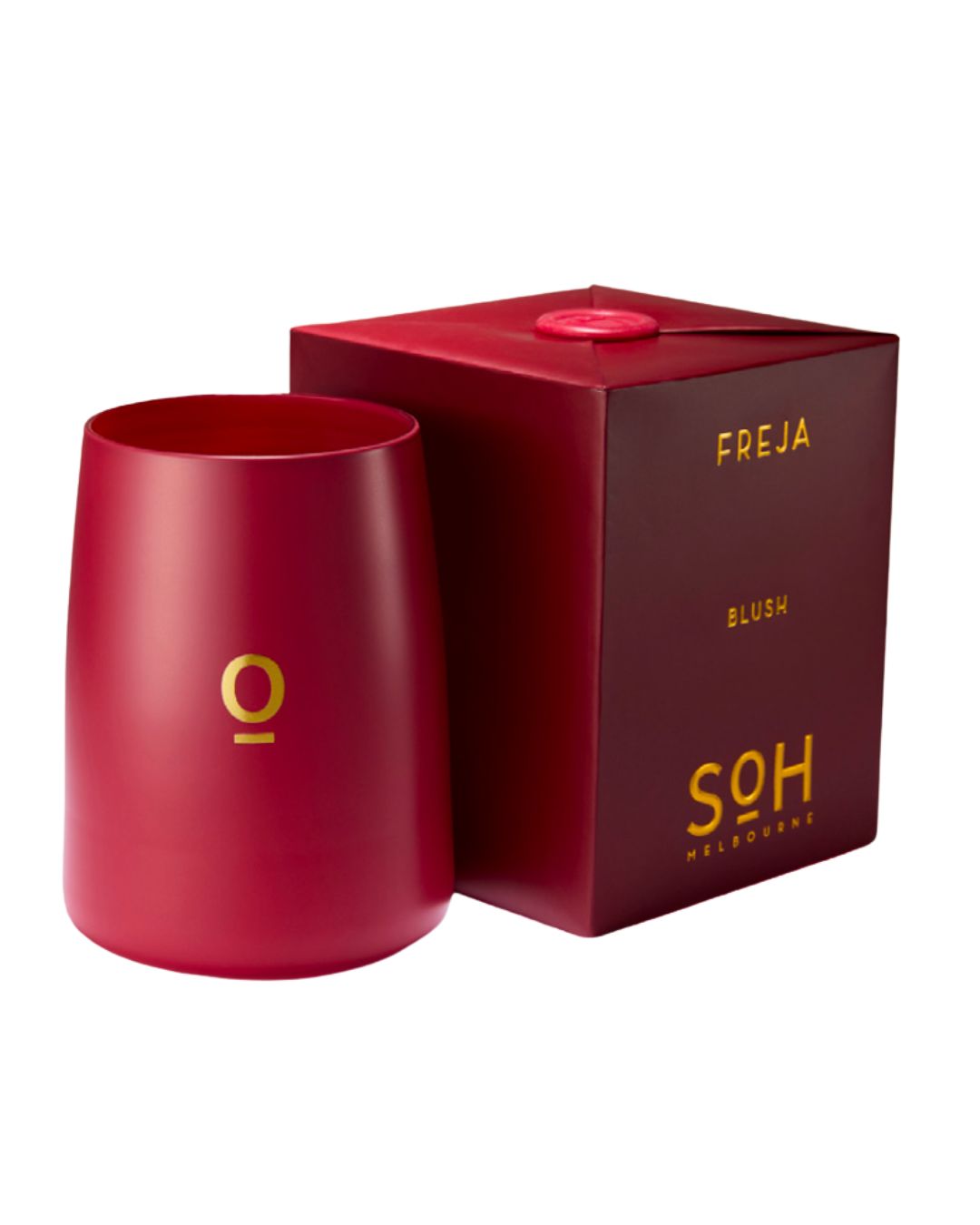 Freja Rouge Matte Glass Candle