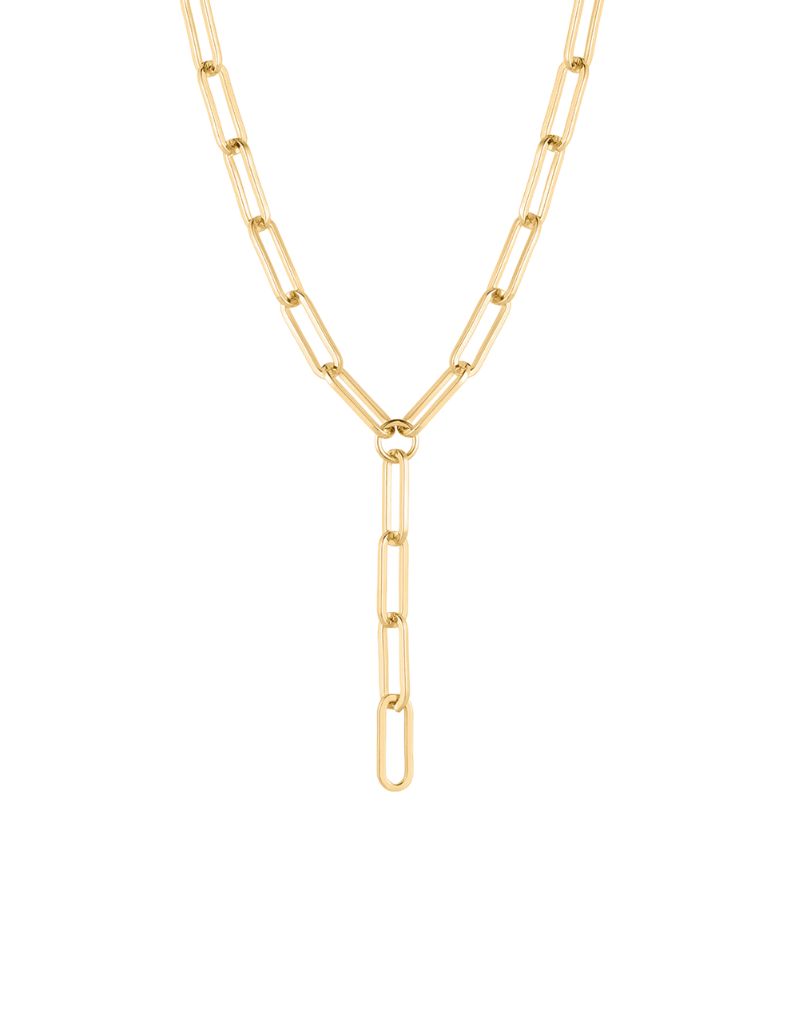 Thatch Allegra Lariat Necklace Gold