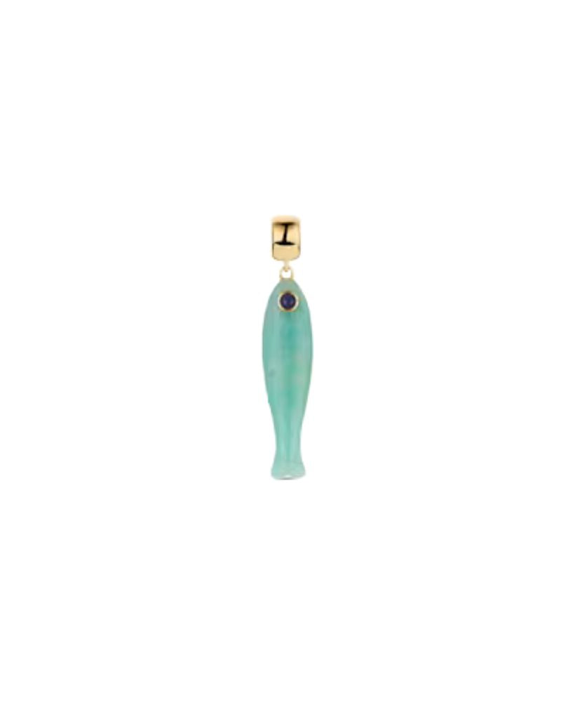 Thatch Fortuna Amazonite Fish Bail Charm