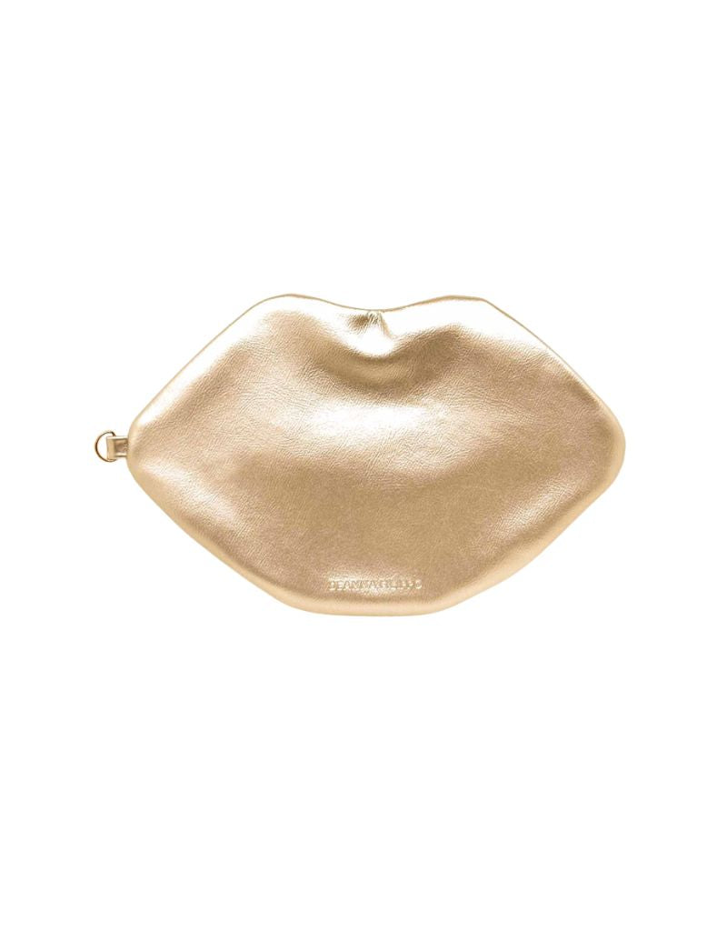 The Blake Metallic Gold Lip Pouch