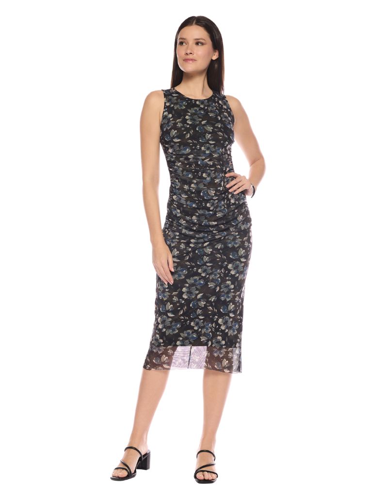Viereck Caption Mesh Dress Tango