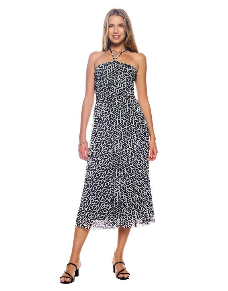 Viereck Festoon Dress in Jasmine Mesh