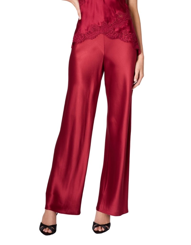 Bristol Mid Rise Pant Cherry Wine H26