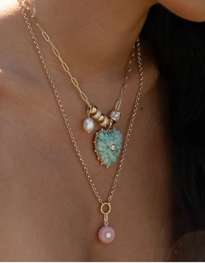 Bon Bon Pink Jade Charm
