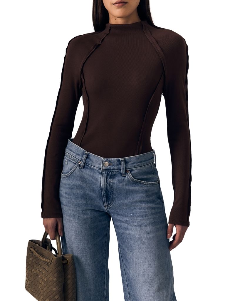Freya Long Sleeve Chocolate Brown F26