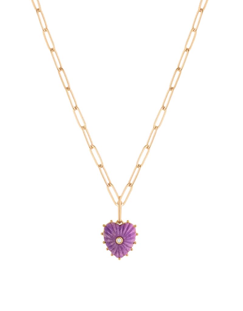 Isabel Purple Mica Charm