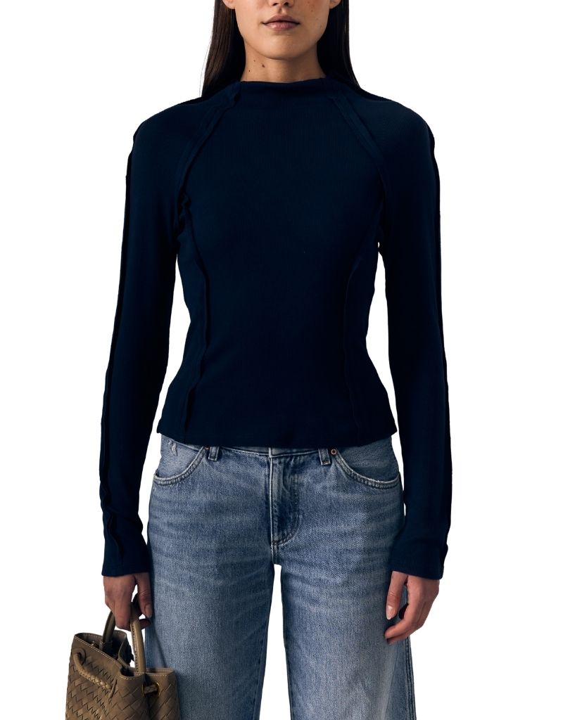 Freya Long Sleeve Navy F26