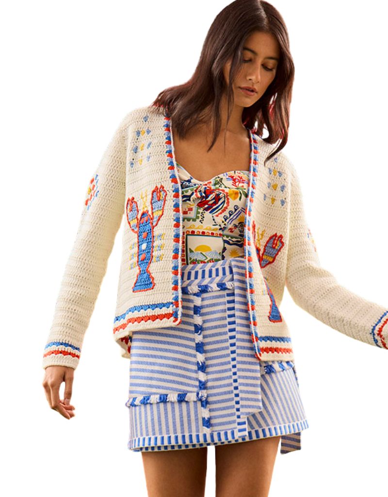 Bay Skirt Coastal Stripe