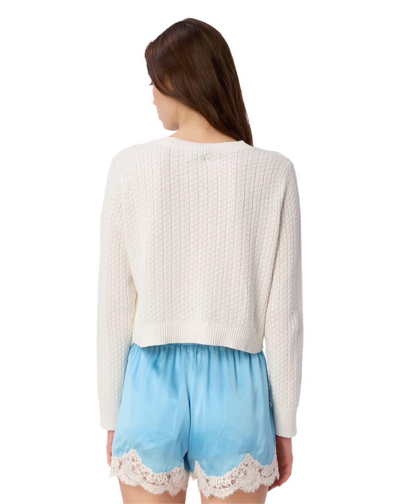 Lesley Cropped Sweater Macadamia