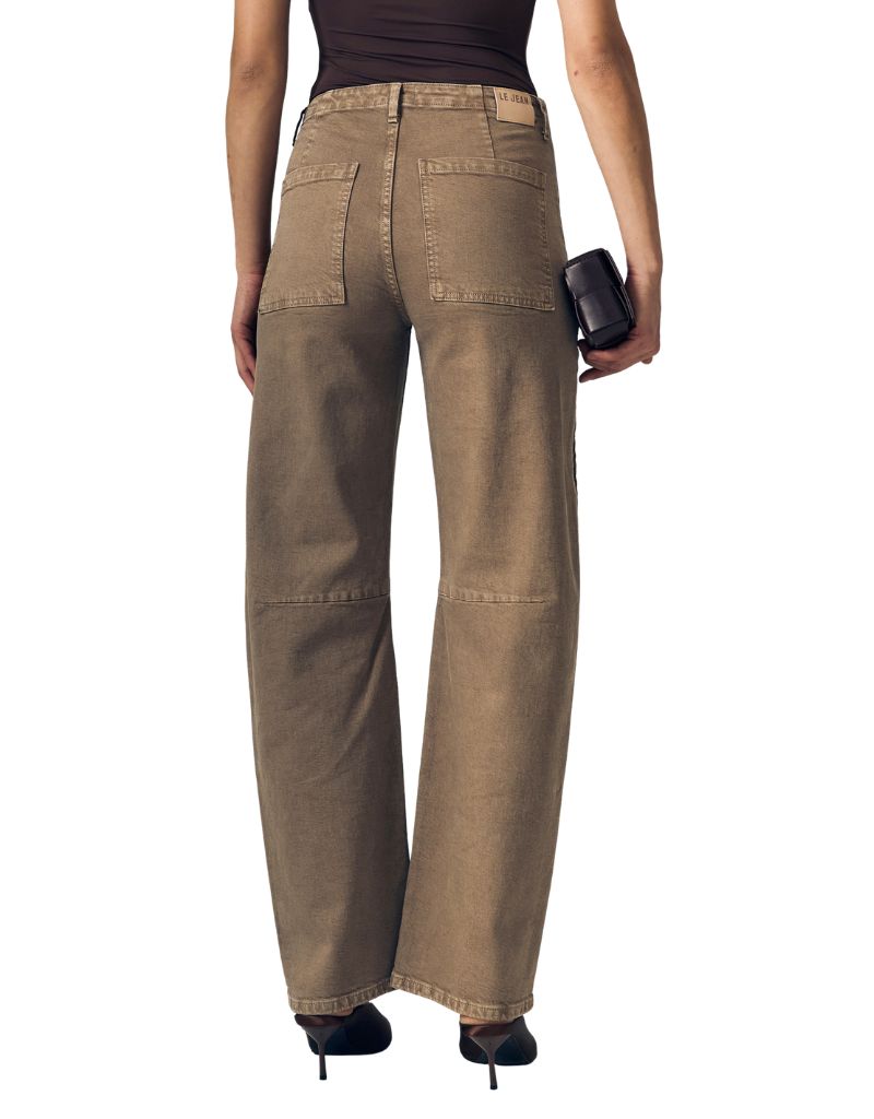 Mid Rise Tux Stripe Utility Soft Barrel Mocha H26
