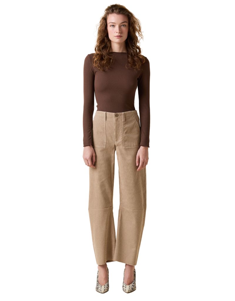 Utility Soft Barrel Corduroy Beige