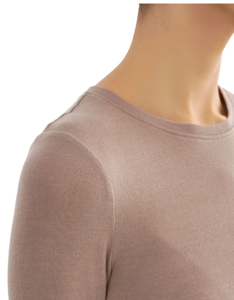 Medora Long Sleeve Top Taupe