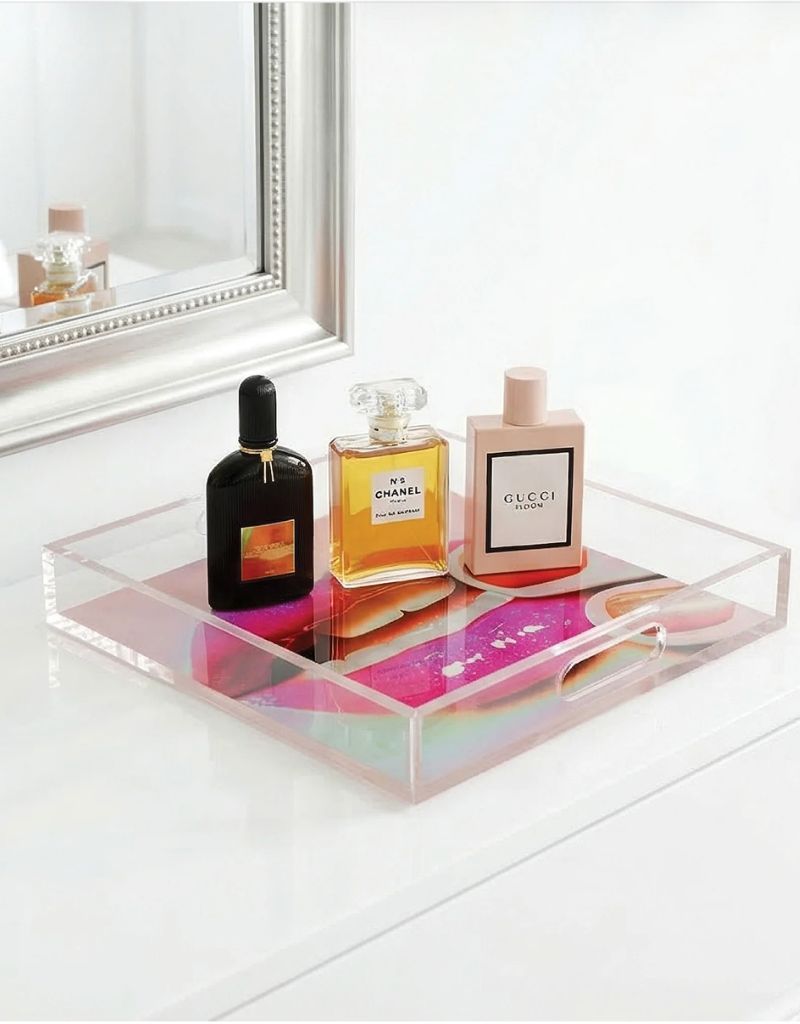 Electric Kiss Acrylic Square 12" Tray