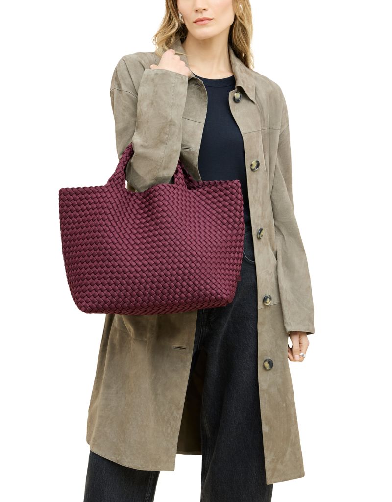 Naghedi | St Barths Medium Tote Bordeaux | I Am More Scarsdale