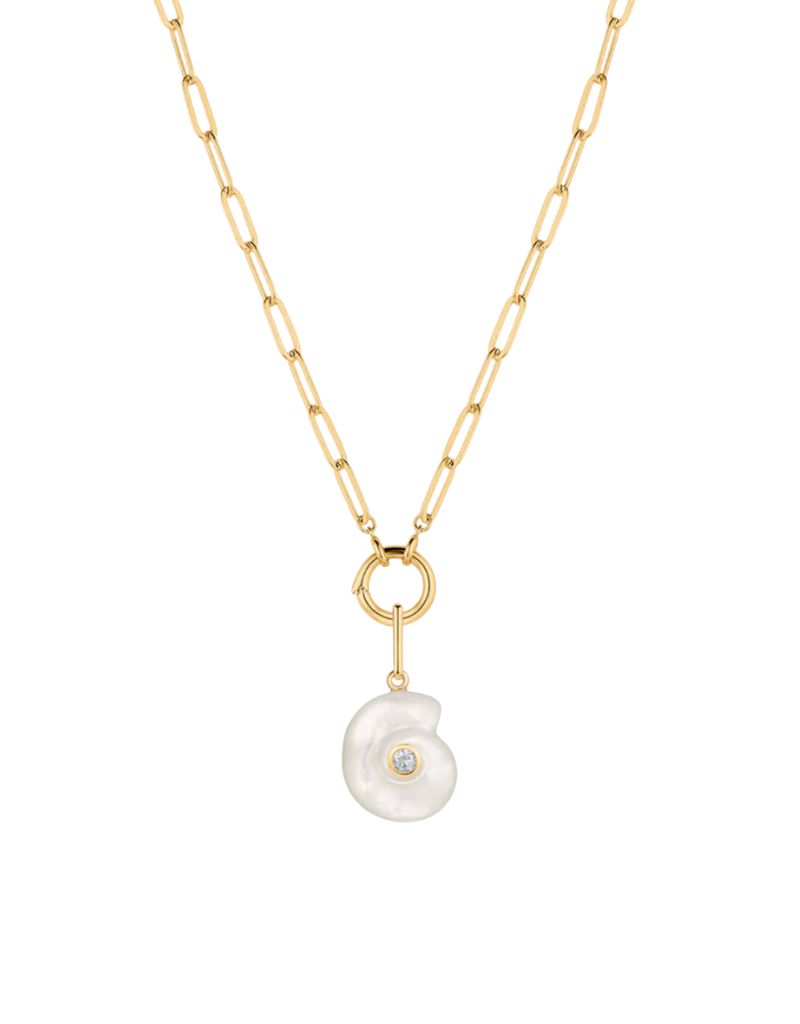 Nautilus Mother Of Pearl Charm
