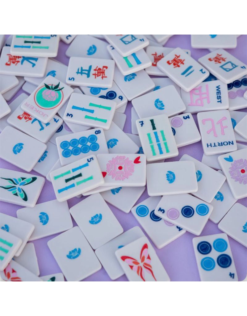 Pale Violet Travel Mahjong Set