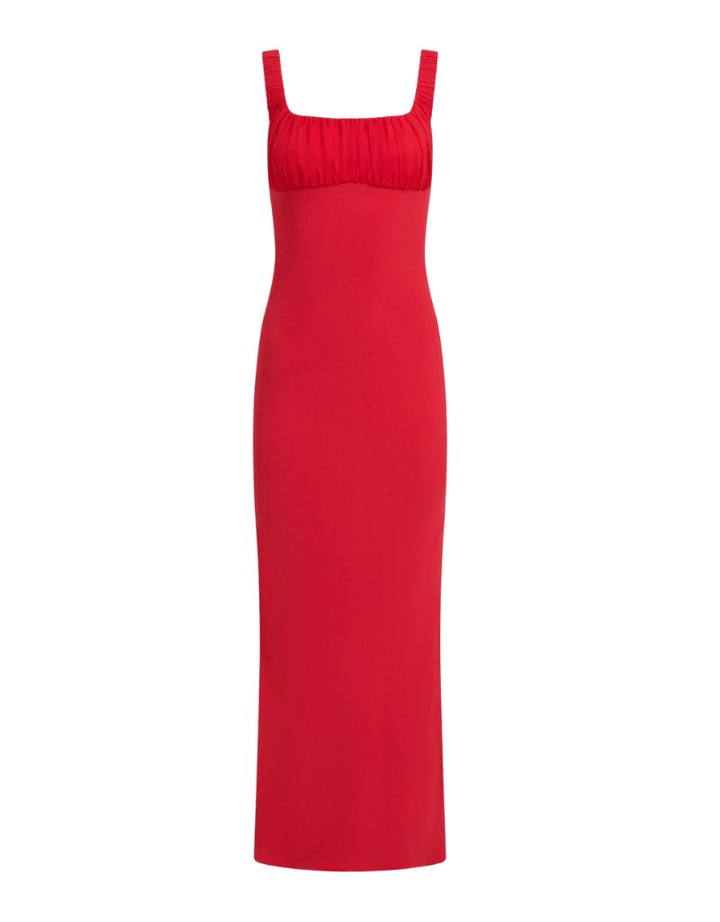 Chantal Long Dress Scarlet H26