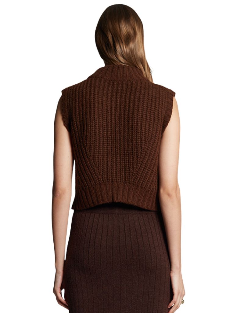 Ada Sweater Tank Espresso