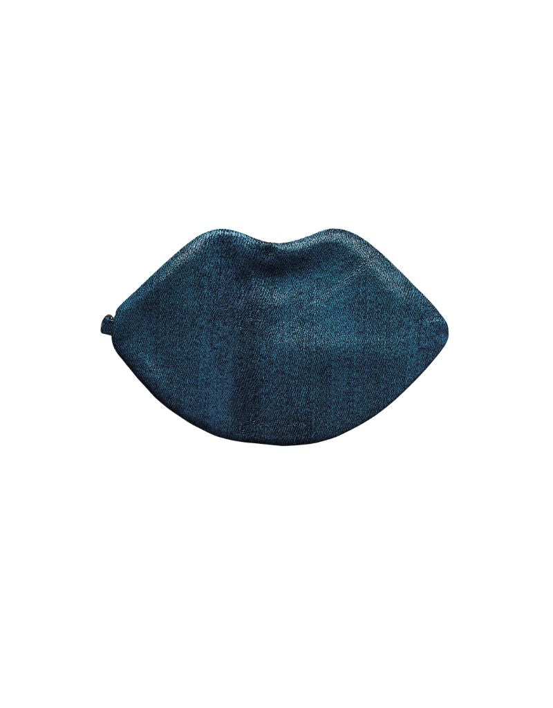 The Blake Deep Blu Denim Lip Pouch