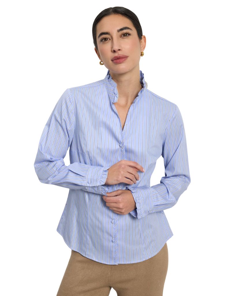 Adrano Blouse Light Blue F26