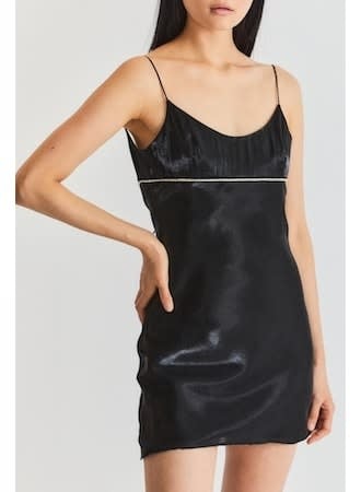 Love Shack Fancy Fan Dress in Black: Elegance and Allure Combined