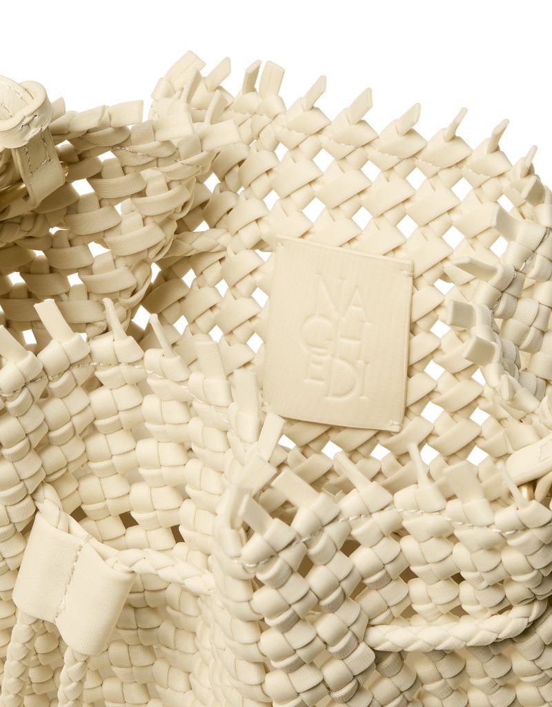 Mallorca Medium Bucket Open Weave Salt