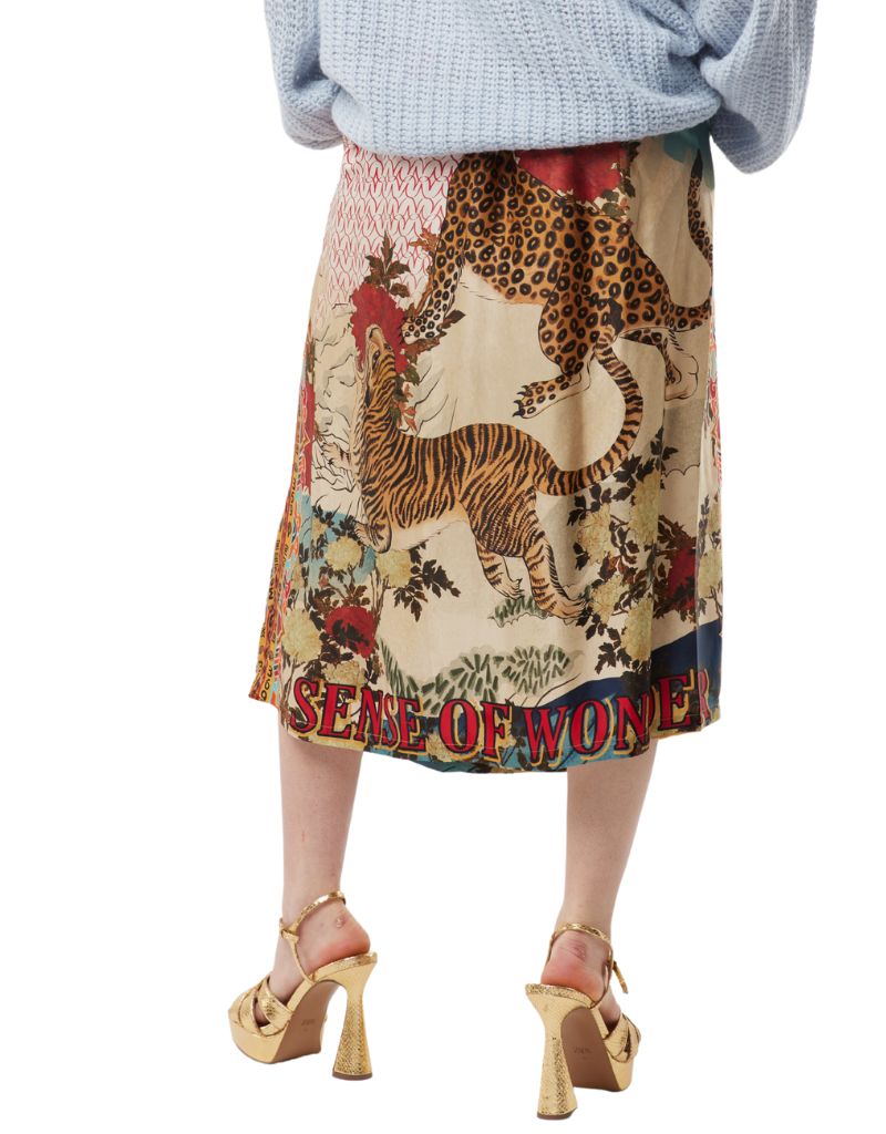Vanessa Printed Midi Skirt Oriental