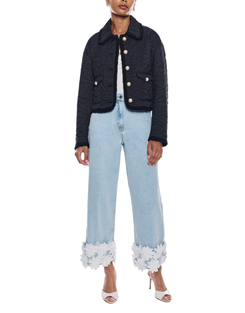 Fabiana Quilted Jacket Black