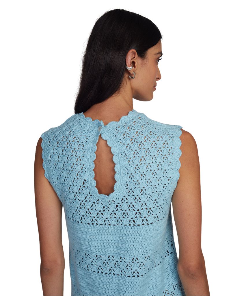 Bella Mini Dress Skye Blue