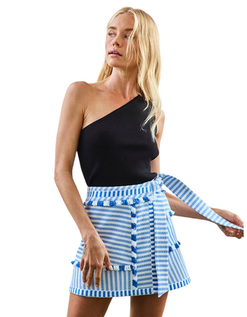 Bay Skirt Coastal Stripe