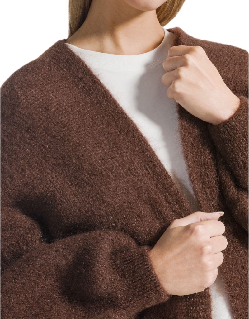 Lee Short Cardigan Cocoa