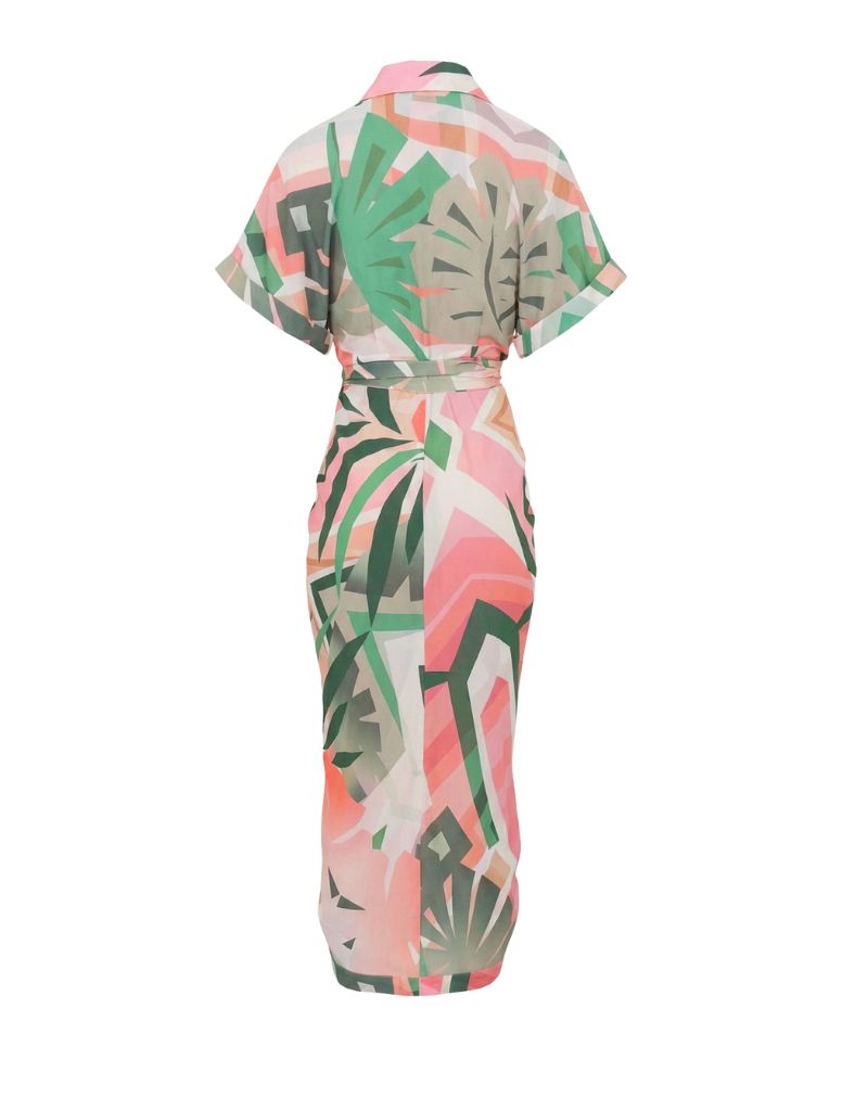 Miko Dress Geo Tropical S26