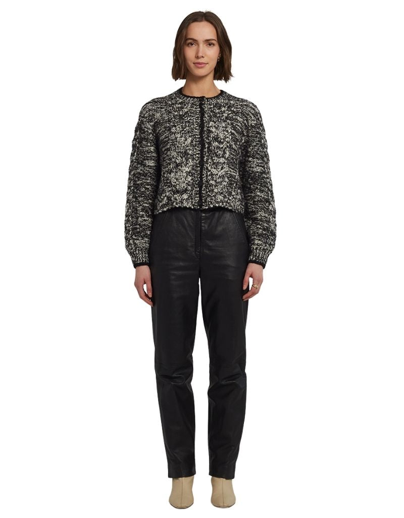 Skylar Cardi Ivory Black Tweed