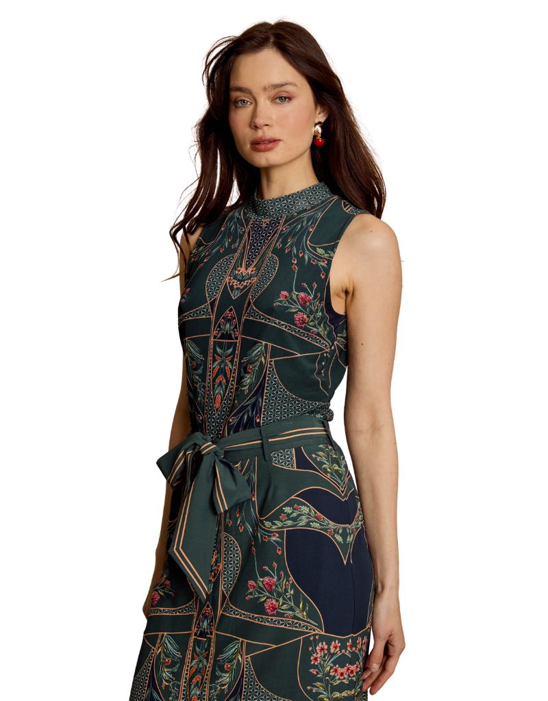 Romi Top in Patchwork Flower F26