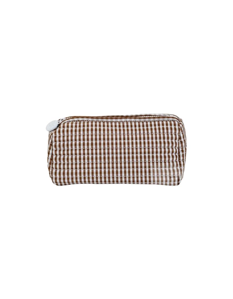 Quilted Pouchette Bag Gingham Coco